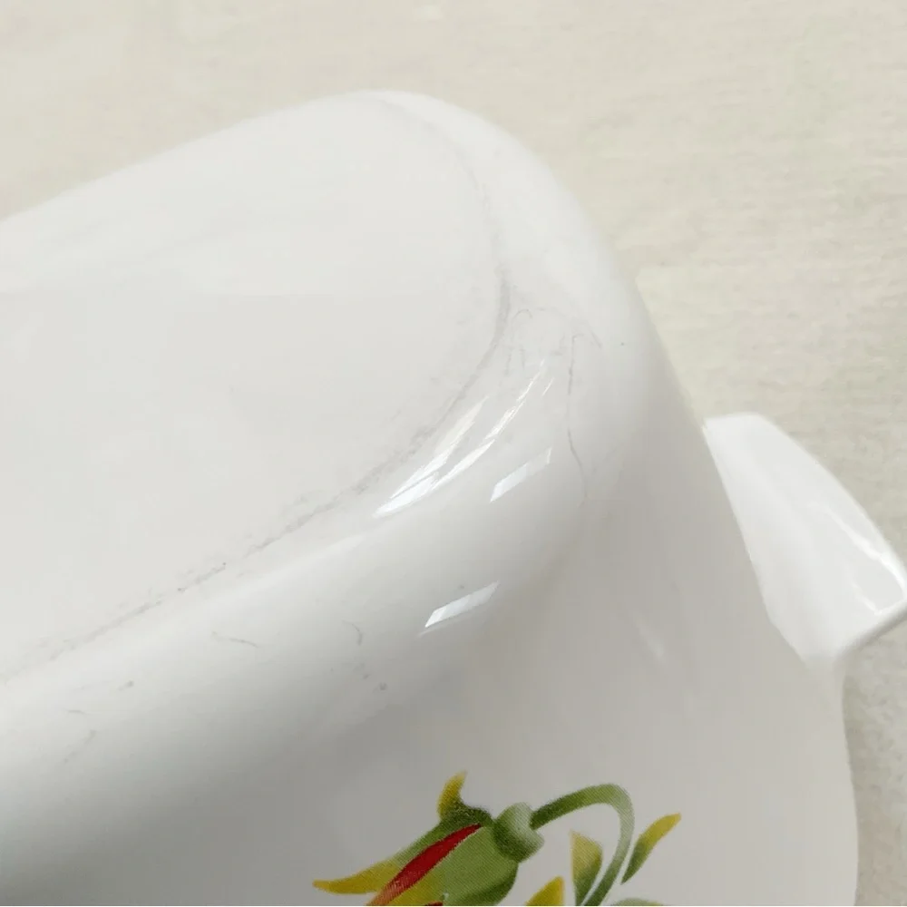Vintage CorningWare Summer Blush 3 Qt Casserole Dish w Lid
